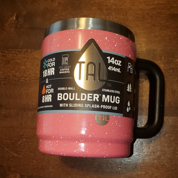 TAL Kitchen Nwt Tal 4oz Boulder Mug With Sliding Leak Proof Lid